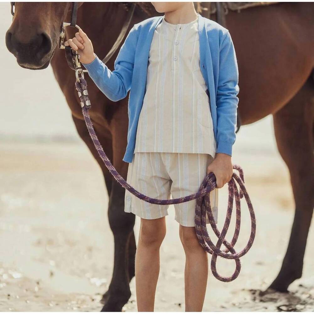 NEW KIPP boys long sleeve knit sweater in blue